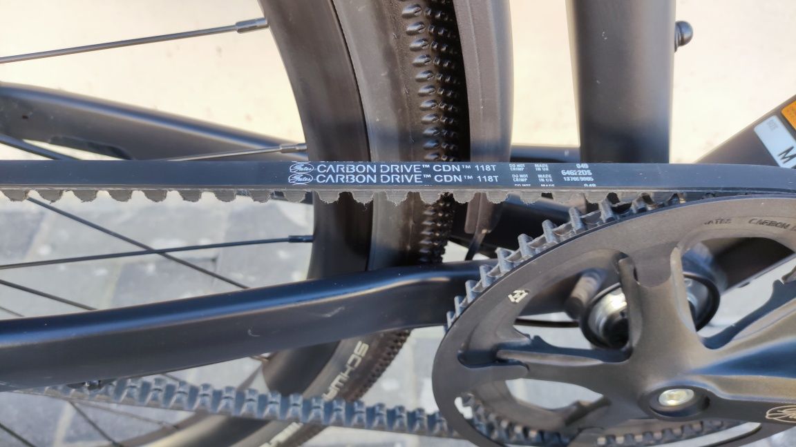 Велосипед Canyon Commuter U022 2023 на ремне на планетарке Shimano