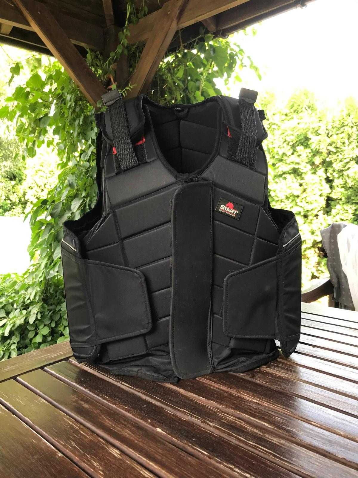 Kamizelka bezpieczeństwa Start velcro czarna