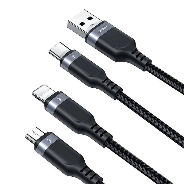 Kabel 3-w-1 Joyroom Multi-Use Series S-1T3018A18 Lightning USB-C micro