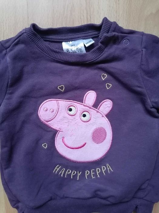 Dres niemowlęcy Bluza Spodnie CoolClub Świnka Peppa rozm.62