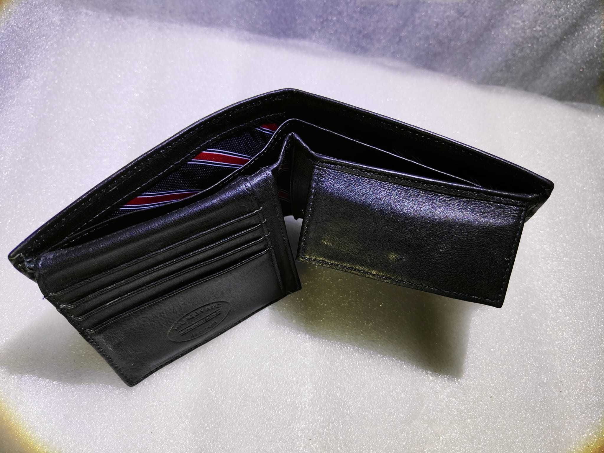 Tommy Hilfiger Eton Trifold męski portfel z kieszenią na monety skóra