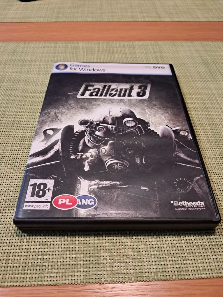 Fallout 3 PC + pudełko śniadaniowe + figurka + art book