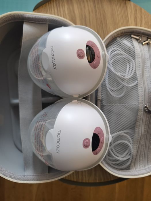 Momcozy m5 laktator podwójny, stan idealny na gwarancji.