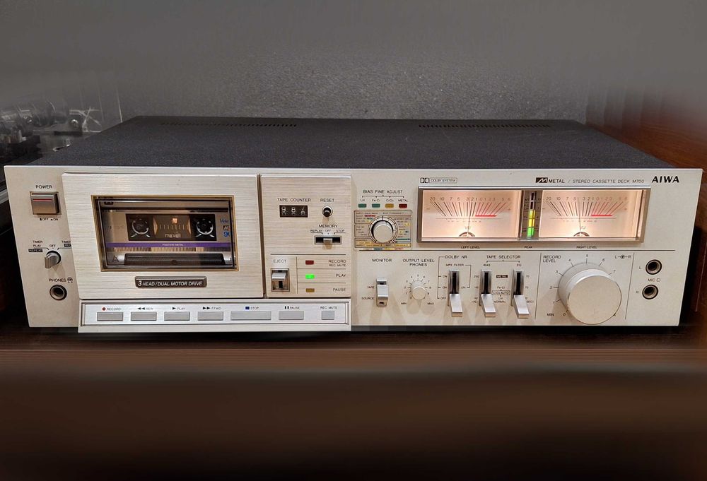 AIWA M700 AD-M700 Magnetofon kasetowy Stan BDB Deck 4-track / 3Heads /