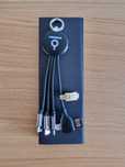 Kabel 3w1 USB - Lightning Micro USB USB-C