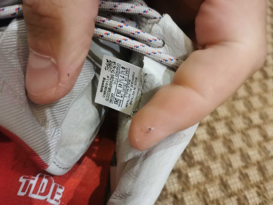 кроссовки Reebok Blue Red