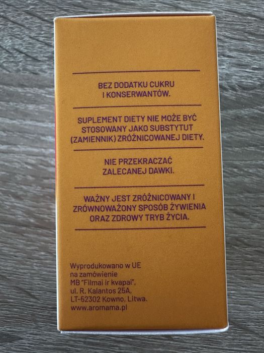 Aromama witamina C do zucia 60 tabletek