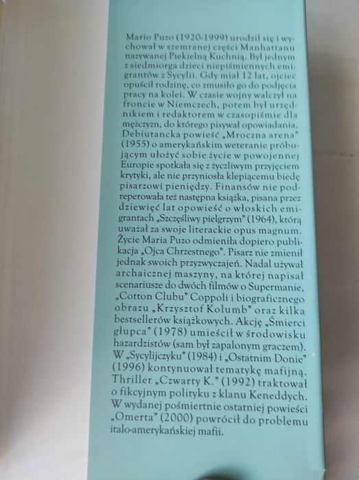 Puzo Ojciec chrzestny