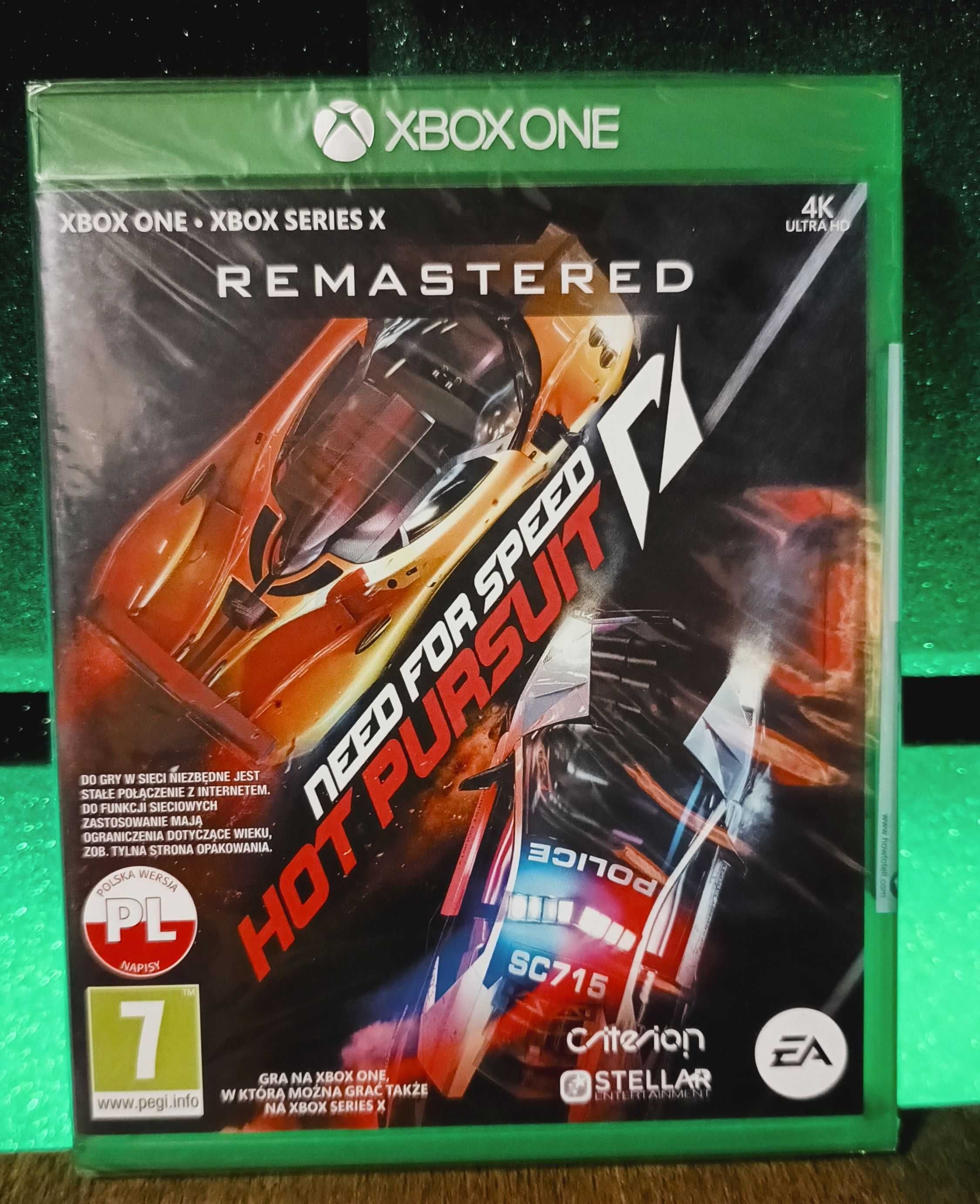 Need for Speed: Hot Pursuit Xbox One S / Series X - świetne wyścigi PL