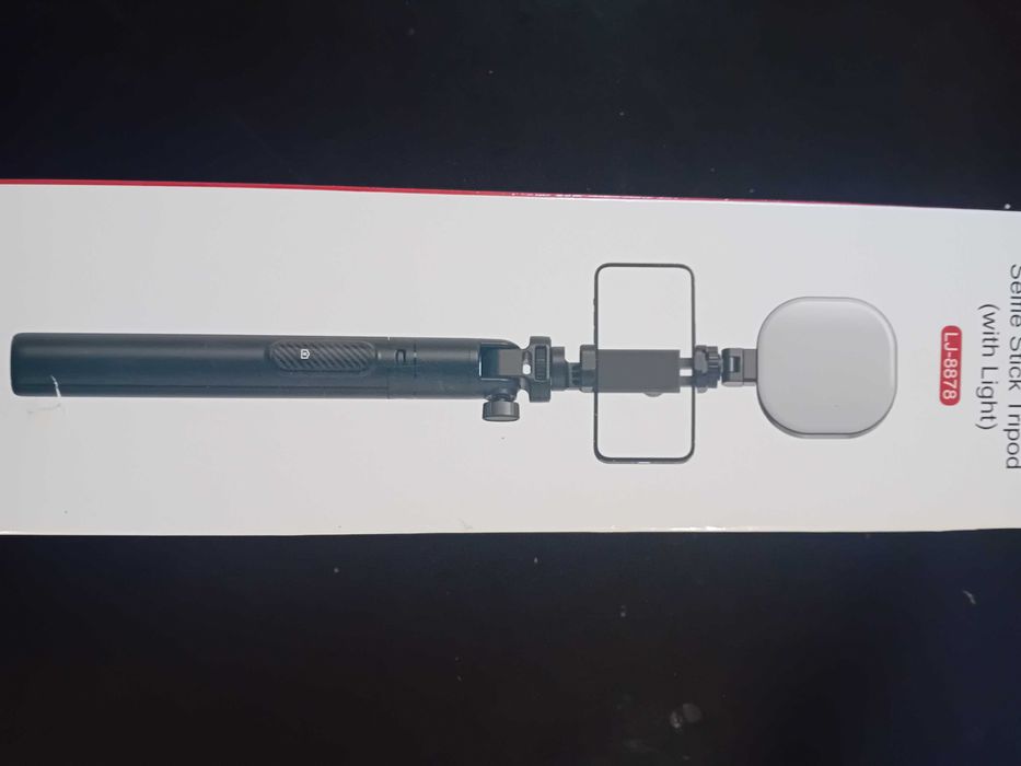stick do selfie z lampa