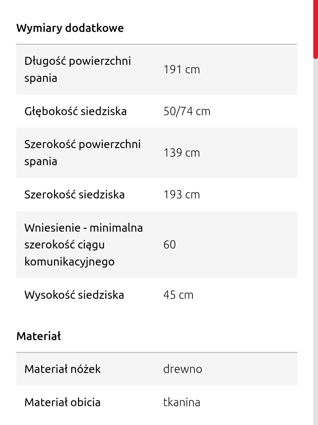 Sofa sub lux 
Sofa Sun LUX 3DL – prosta bryła, duża funkcjonalność