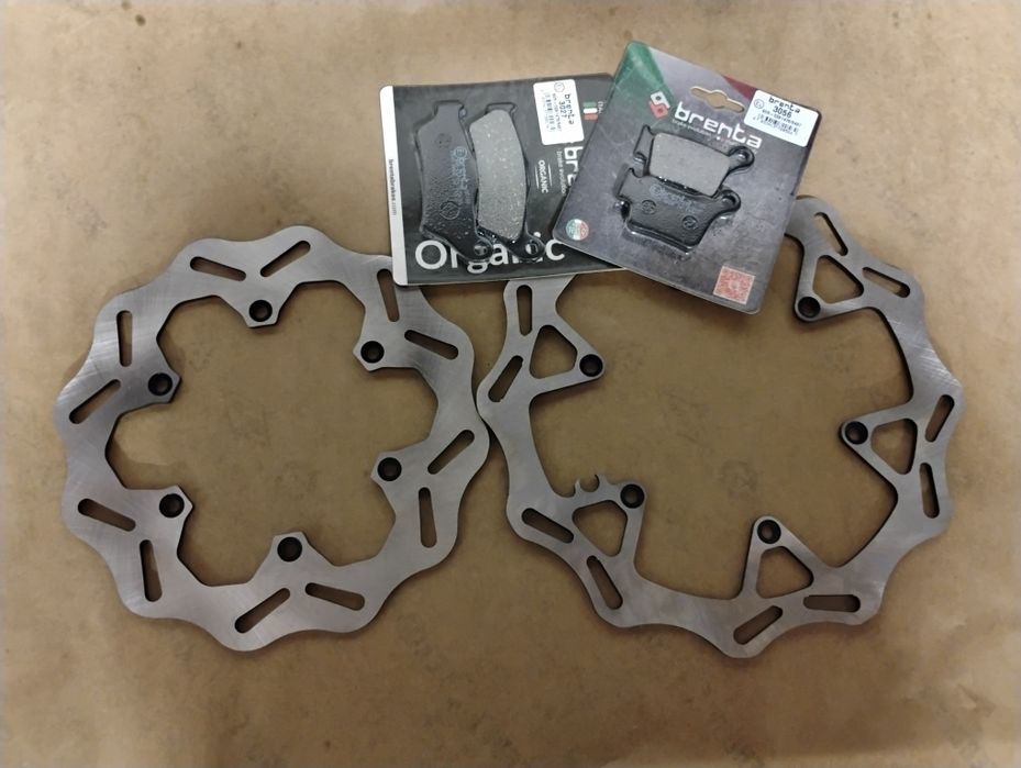 Tarcze hamulcowe KTM sxf excf tpi 250, 300, 350,klocki hamulcowe Huska