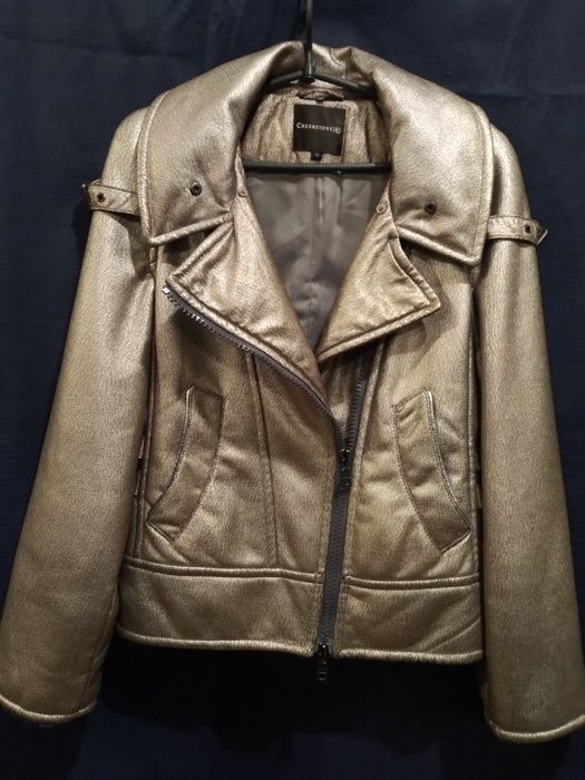 Золота жіноча тепла куртка-косуха Creenstone 38 б/у(-50%)