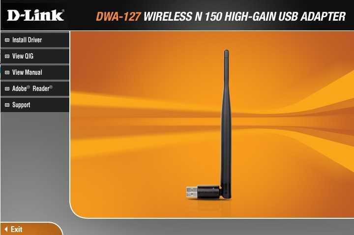 D-Link dwa-127 oprogramowanie CD Płyta instalacyjna