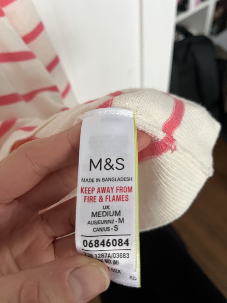 Sweter w paski M, Marks&Spencer