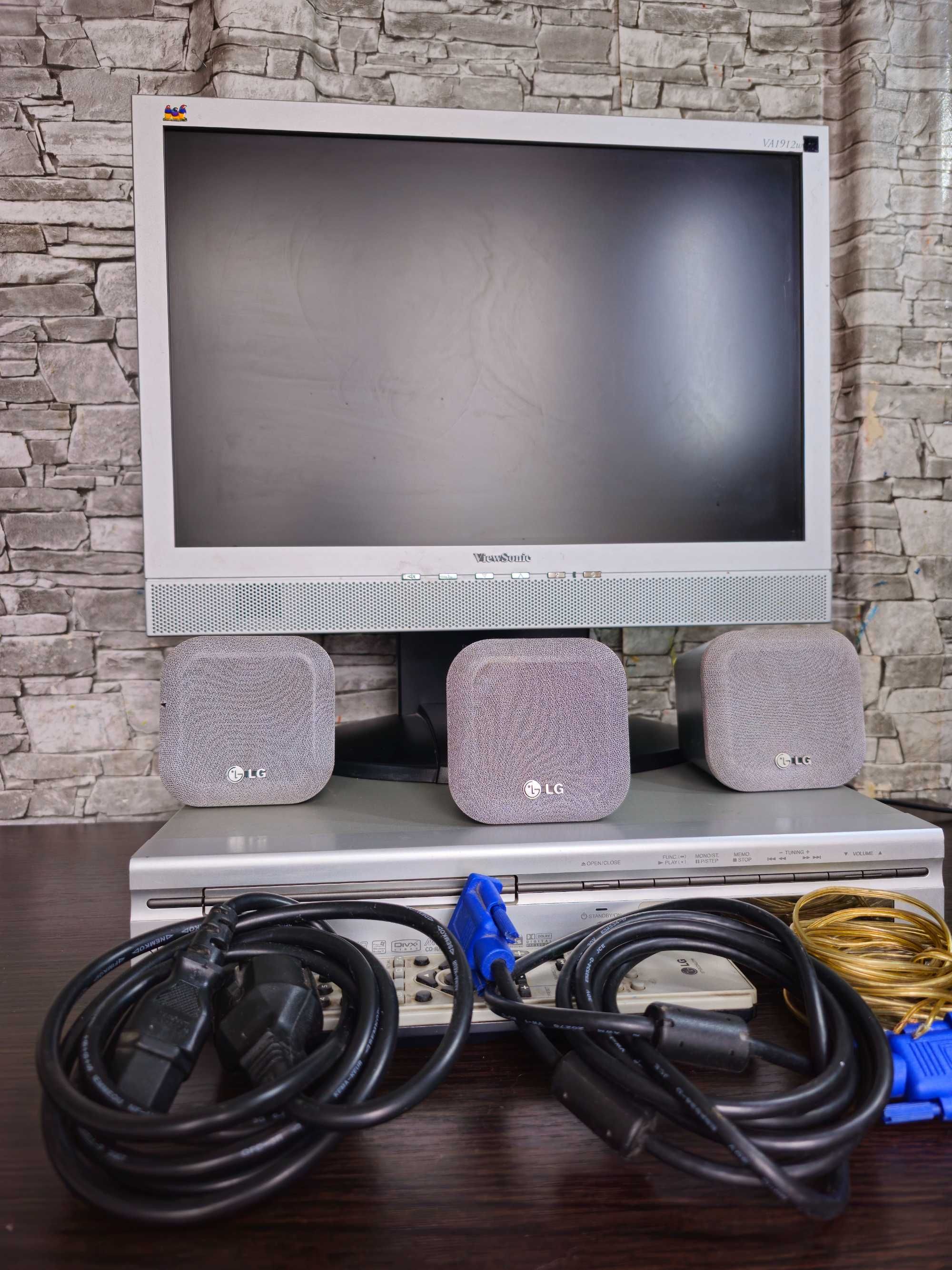 Монитор Viewsonic VA1912w 19 дюймов + ПодарОК Домашний Кинотеатр!
