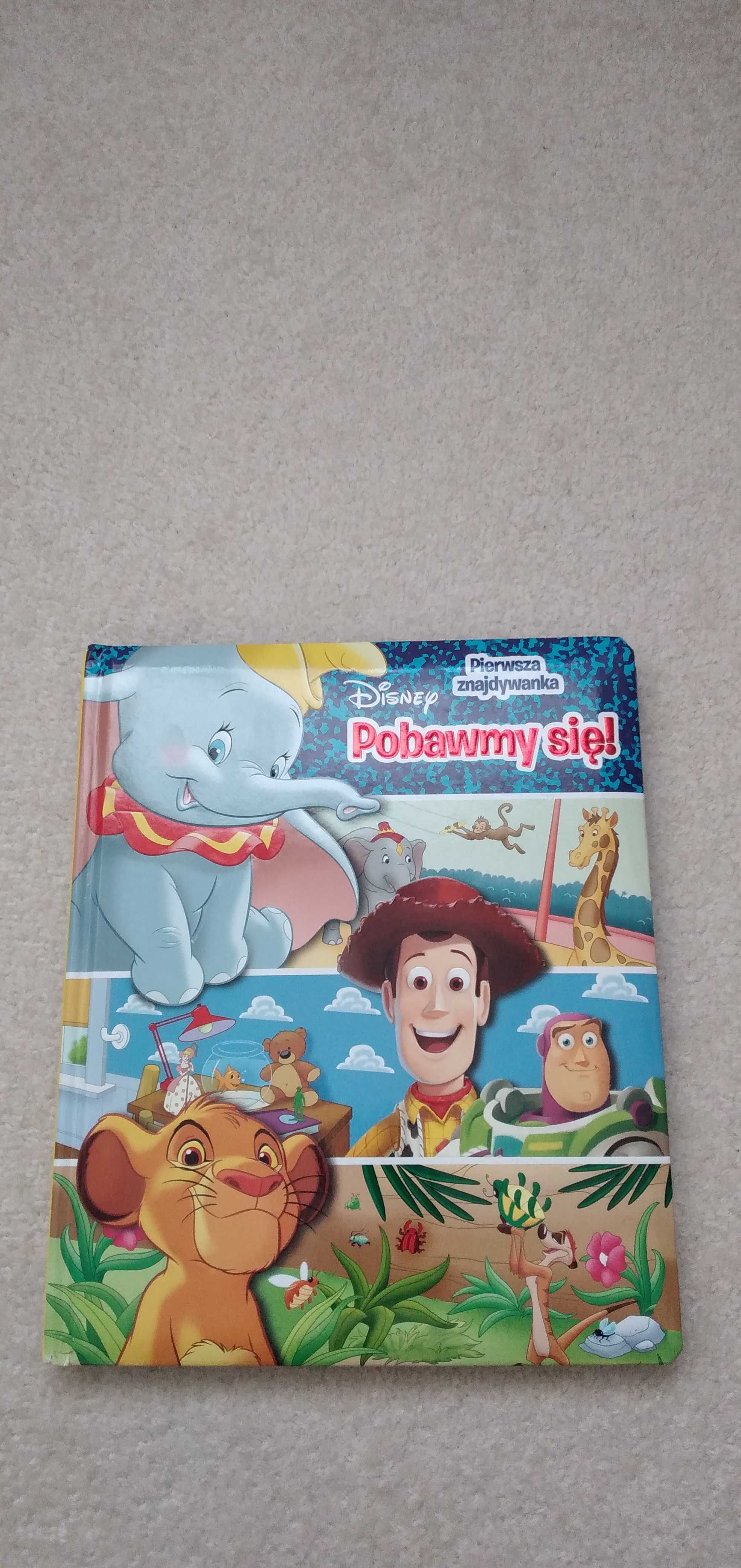 Duża książka Pobawmy się pierwsza znajdywanka, wyszukiwanka Disney