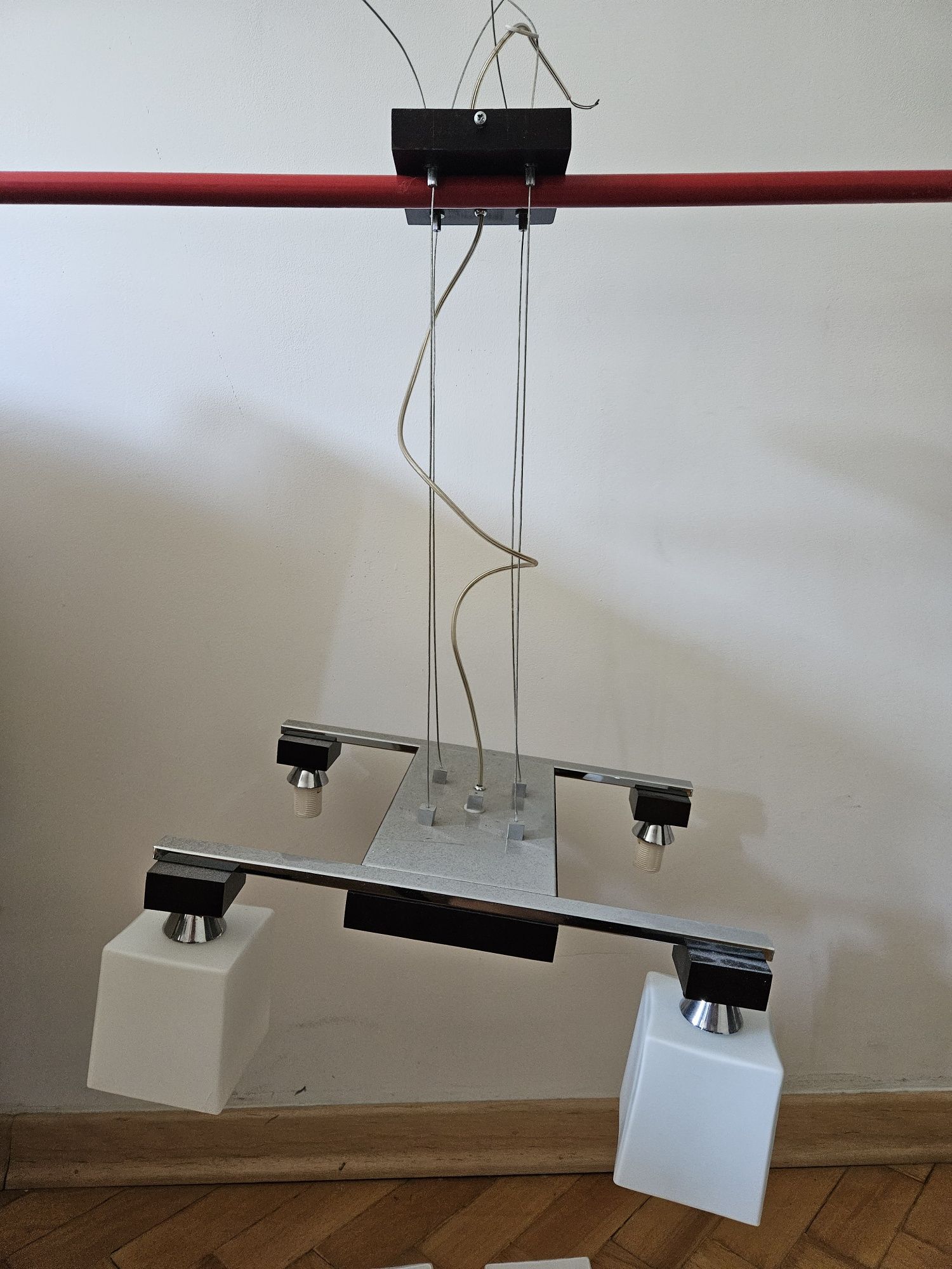 Lampa sufitowa z kinkietami
