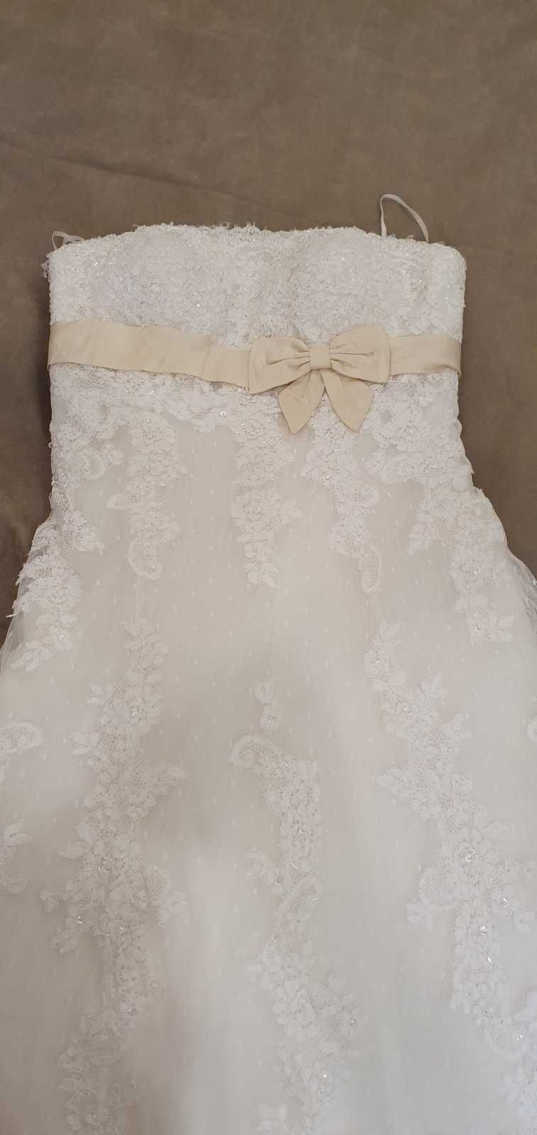 Свадебное платье размер XS в идеальном состоянии