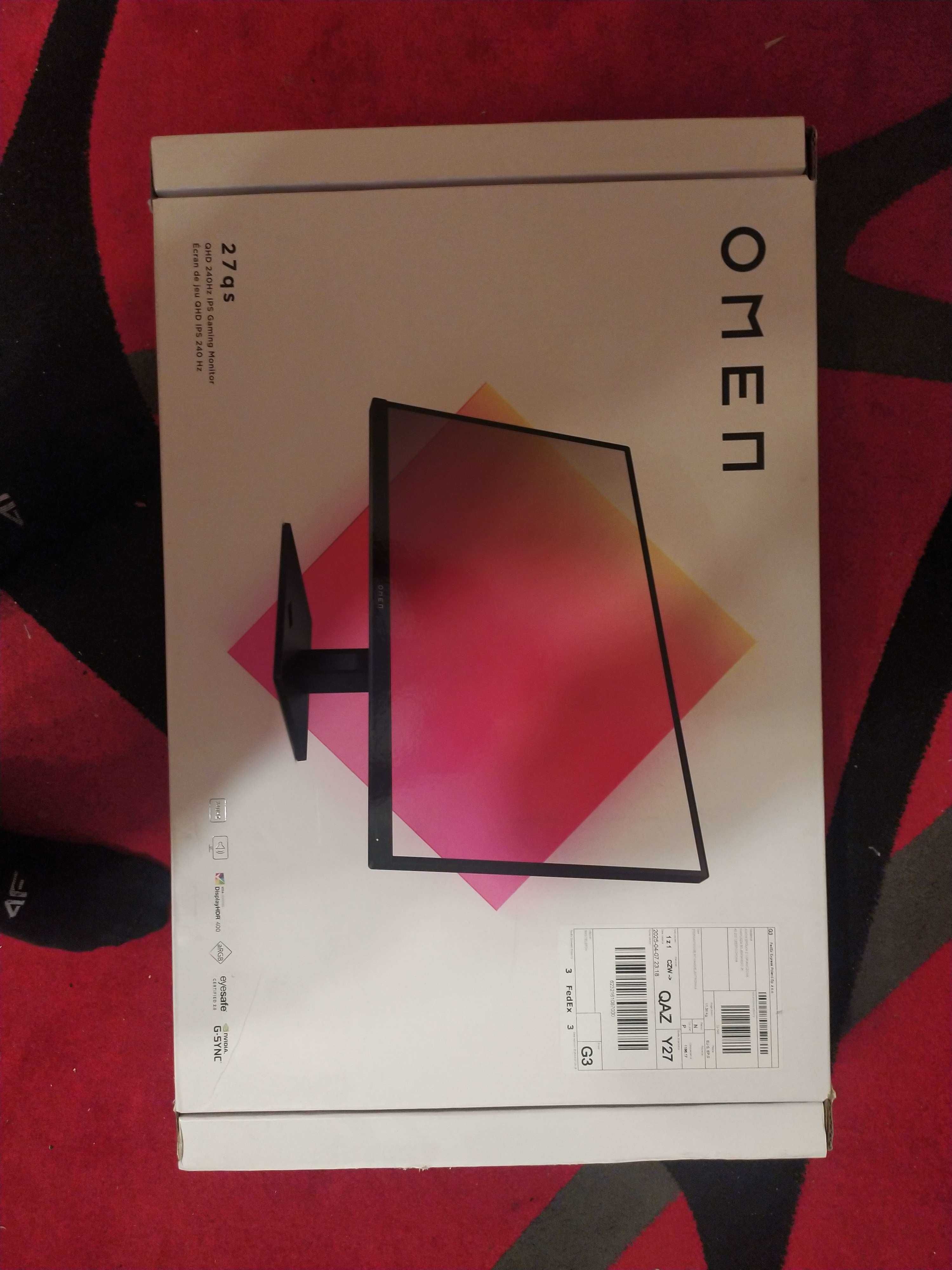 Monitor IPS 1440p (2k)  27cali 240HZ HP OMEN
