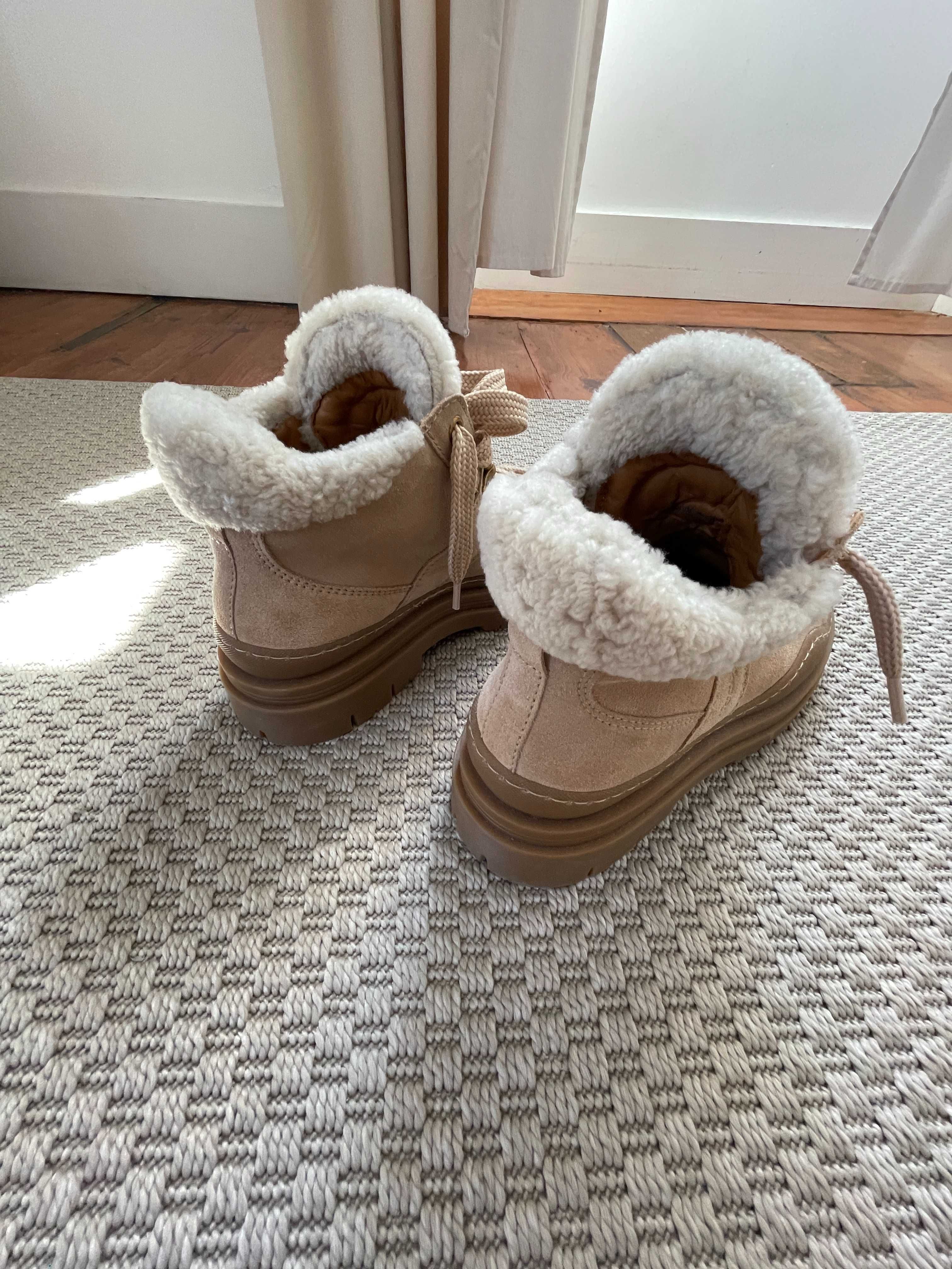 Seebychloe boots botas bege sapatos calçados