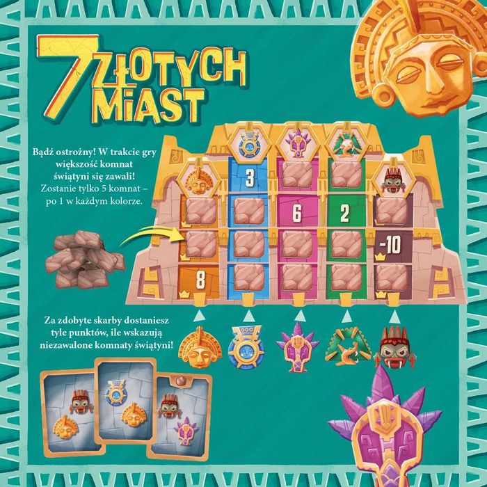 7 Złotych Miast - Nasza Księgarnia Gra planszowa