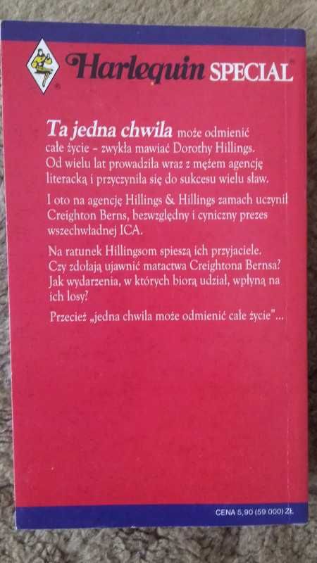 TA JEDNA CHWILA - Laura Van Wormer Harlequin Special Bestseller Romans