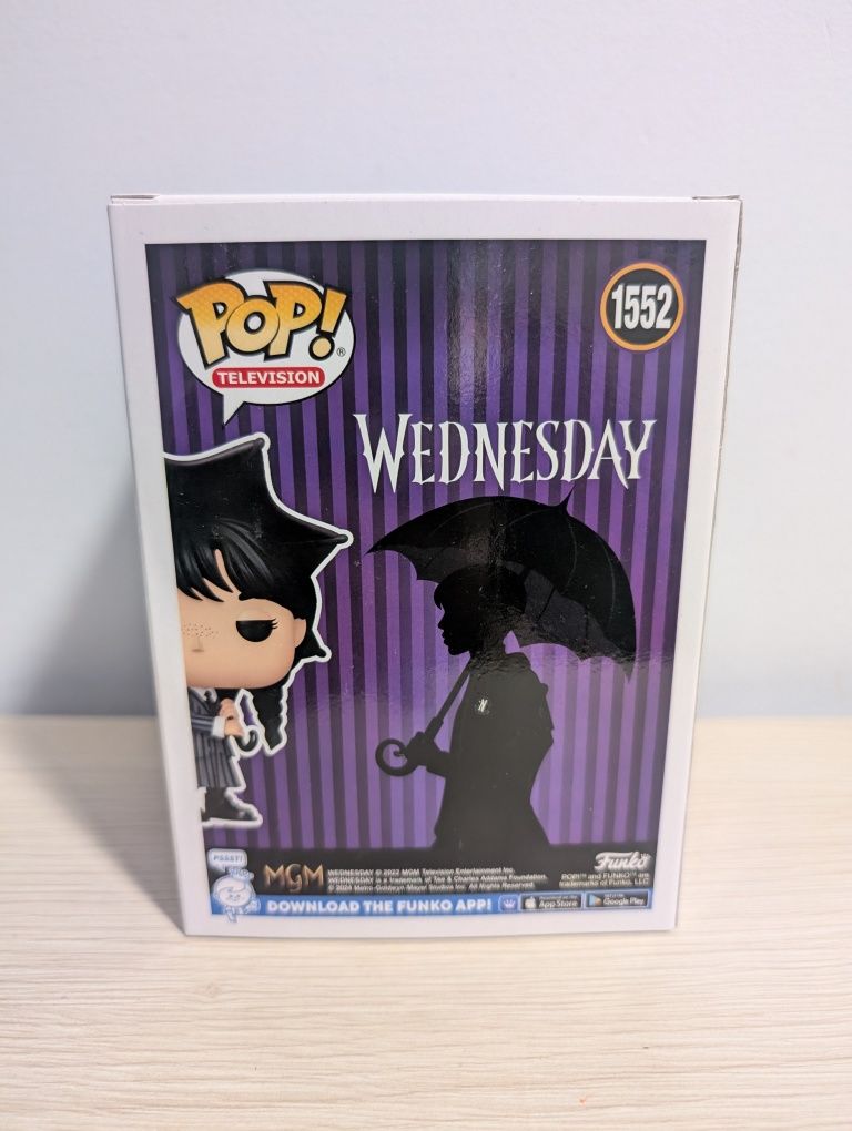 Funko pop Wednesday Addams 1552 exclusive umbrella parasol figurka