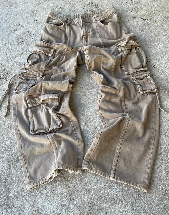 Вінтажні Широкі Карго Джинси Carti Travis style Y2K Багато карманів