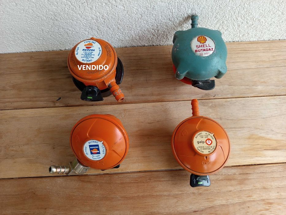 Redutor para botija de gás butano GALP, REPSOL e SHELL