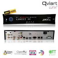 Receptor Satélite UHD Qviart Lunix 3 Twin 4K Enigma 2