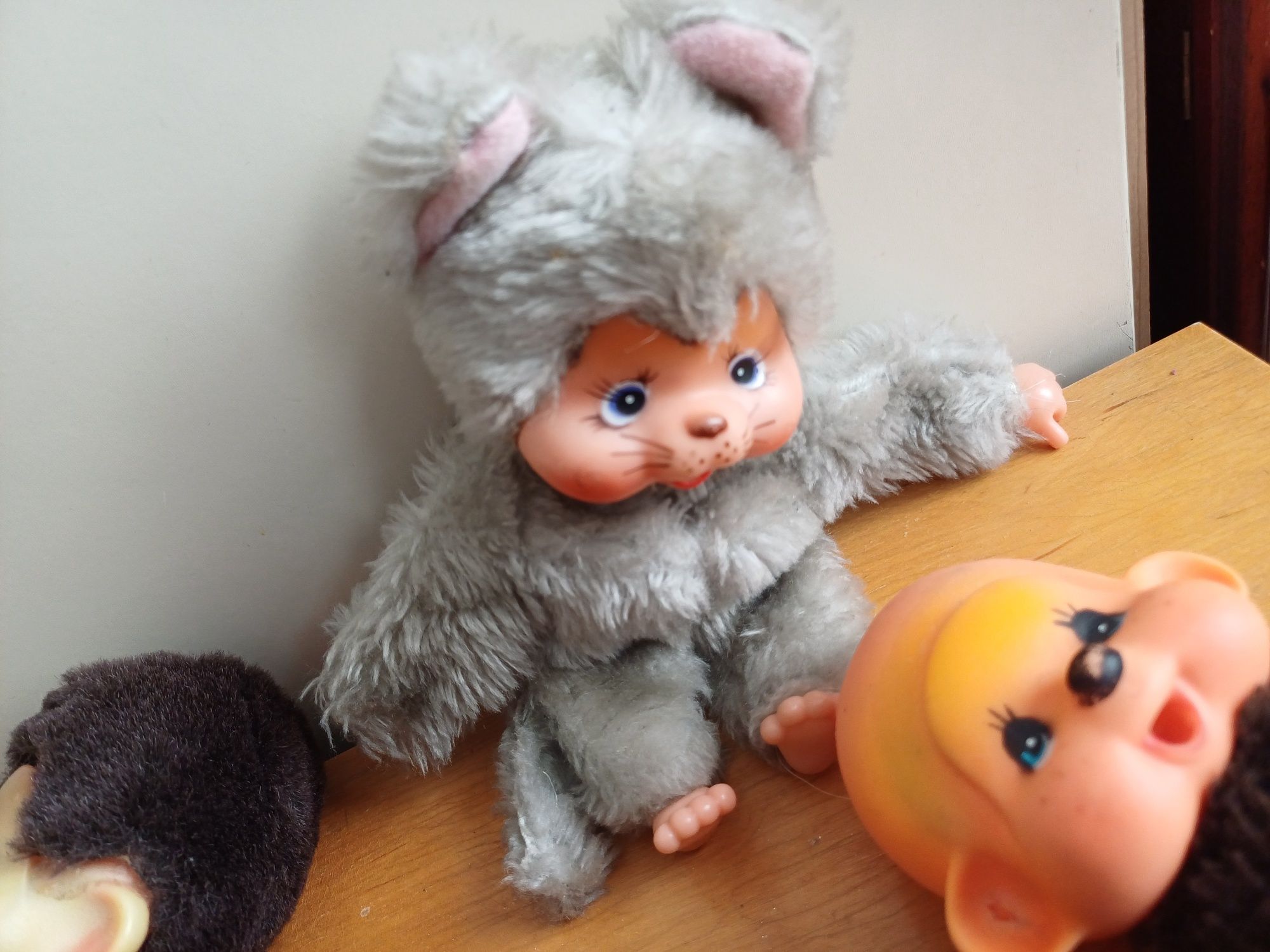 Monchhichi moncziczi Małpka lata 90 zestaw malpek sekiguchi