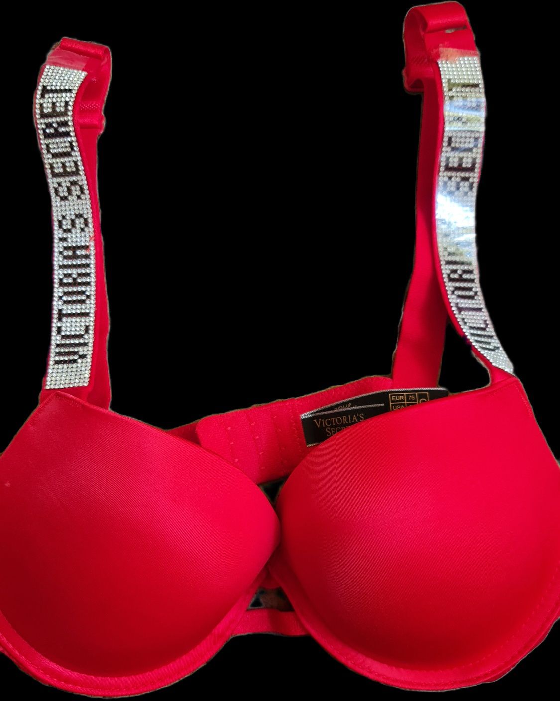 Zestaw bielizny damskiej Victoria's Secret czerwony 34/ 75C
