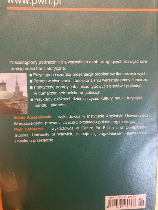 Successful polish-english translations Korzeniowska