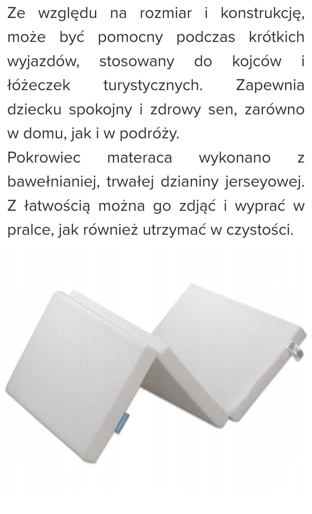 Materac do łóżeczka Fiki Miki 120x60