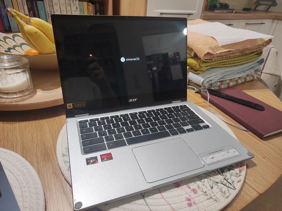 Chromebook Acer spin 514 dotykowy AMD ryzen 3/8gb ram/128 GB SSD