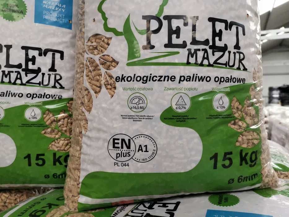 Pellet Mazur Certyfikowany czysta sosna!!