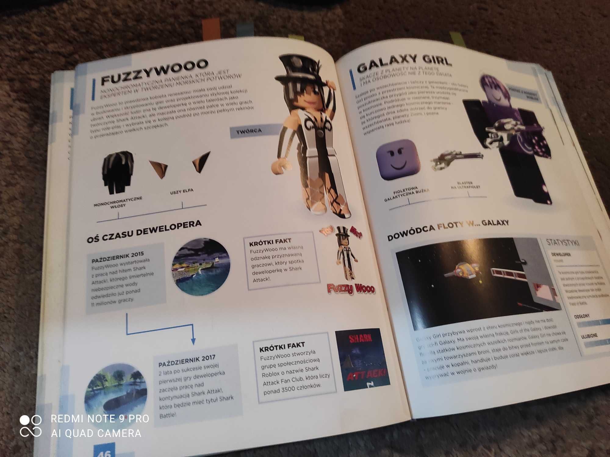 Roblox encyklopedia postaci książka