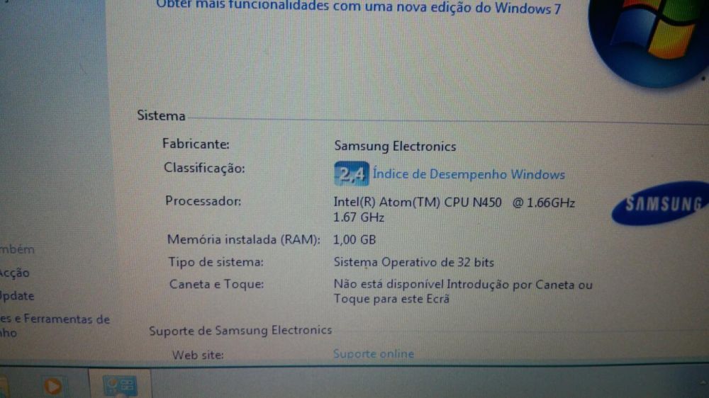 Portátil Samsung NP-N150