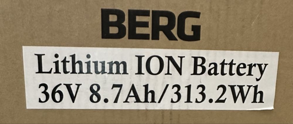 Nova - Bicicleta Elétrica Dobrável Berg Roda 20''