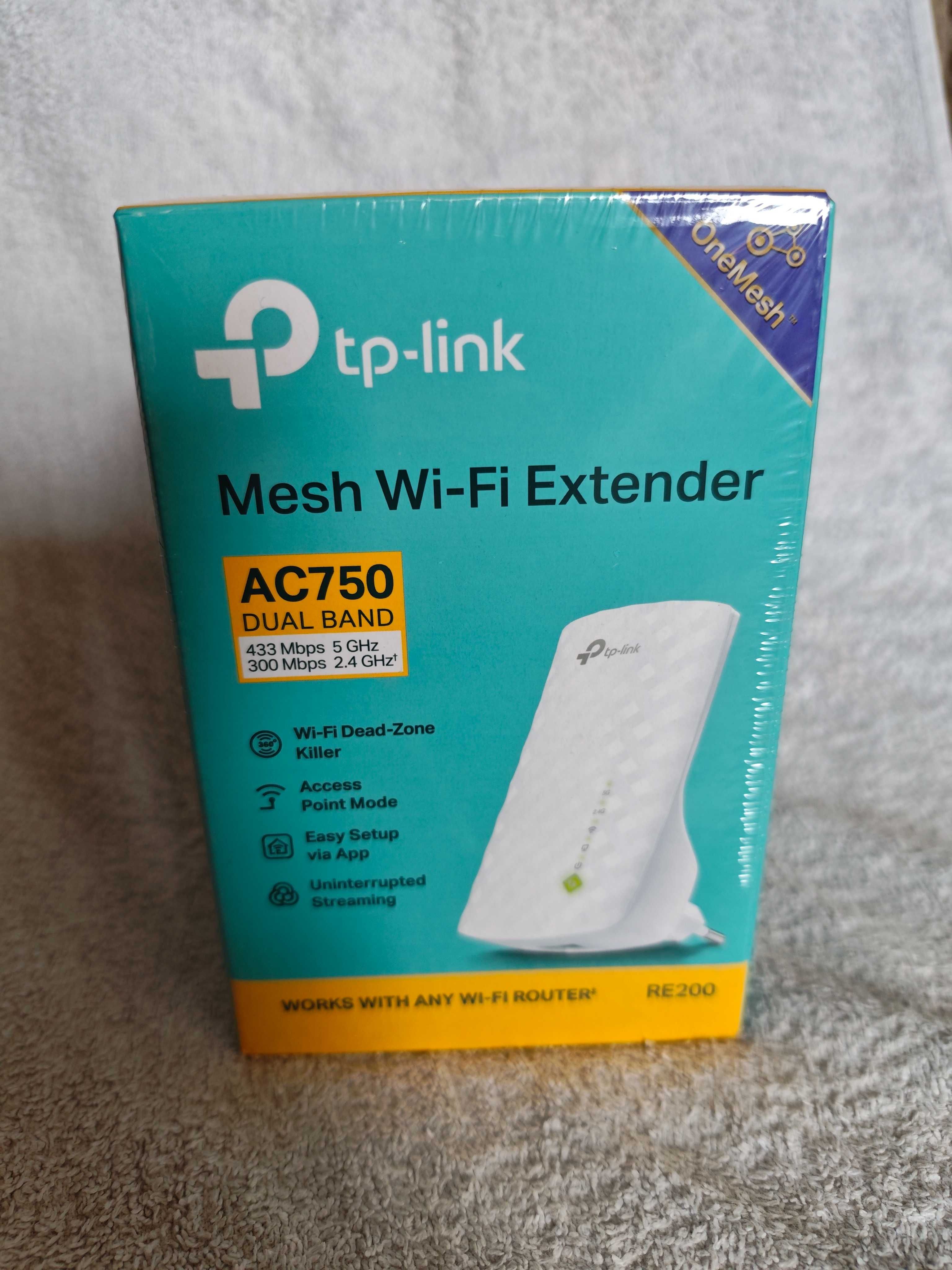 Wzmacniacz sieci TP-link RE200 - nowy w pudełku
