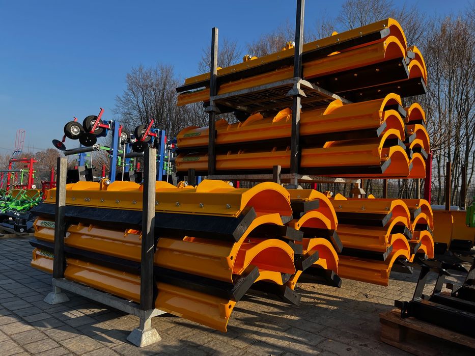 Pług śnieżny do wózka widłowego, ładowarki, ciągnika, TUZ, Euroramka