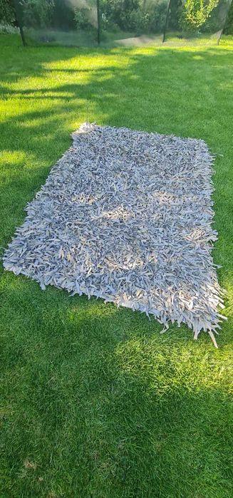 Piękny, ekskluzywny dywan z prawdziwej skóry. 2,05 x 1,4 m