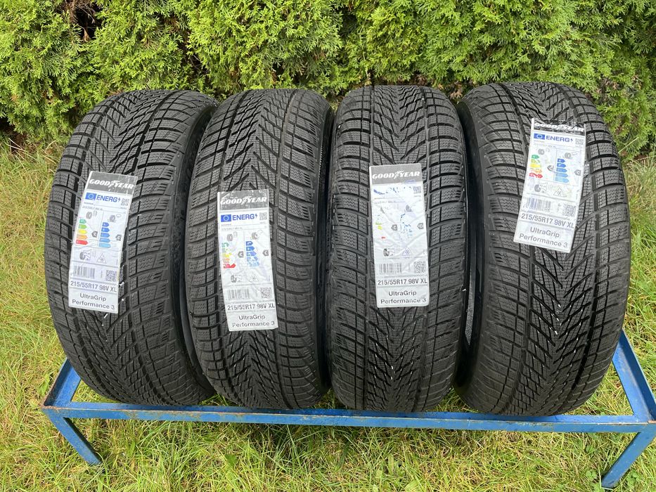 4 x Opony zima Goodyear Ultra Grip Performance 3 215/55R17 98V XL 2024