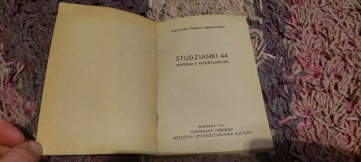 Książka Studzuanki 44. Wydanie 1972