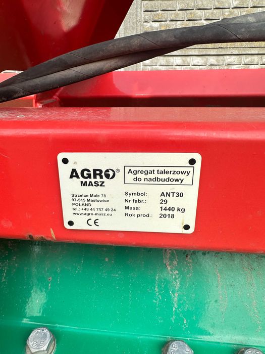 Agro-Masz ANT30 + SN300 zestaw uprawowo siewny