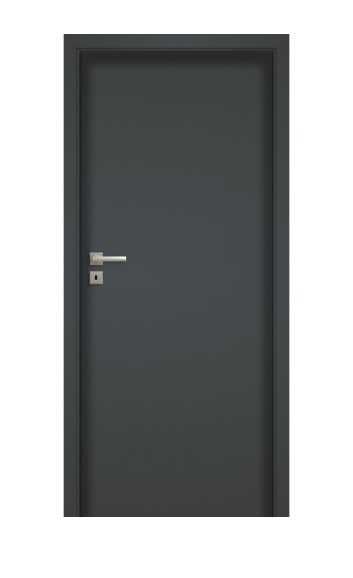Drzwi Pol-skone HAPTIC 80 cm łazienkowe 640 grafite od reki