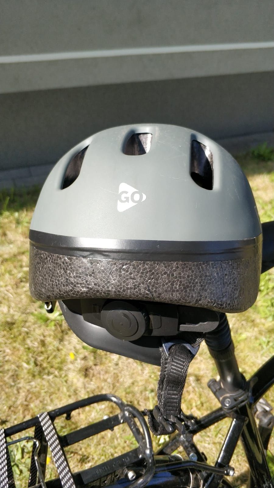 Zestaw Fotelik i kask bobike na rower dla maluszka