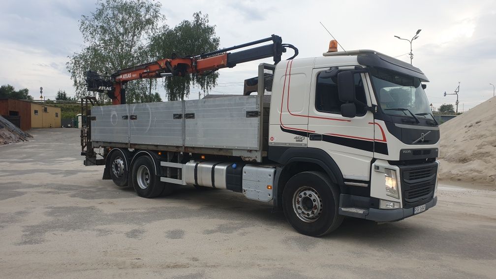 Volvo FM 460 / Zestaw Przyczepa Tandem / 6 X 2 / SKRZYNIOWY + HDS 2016