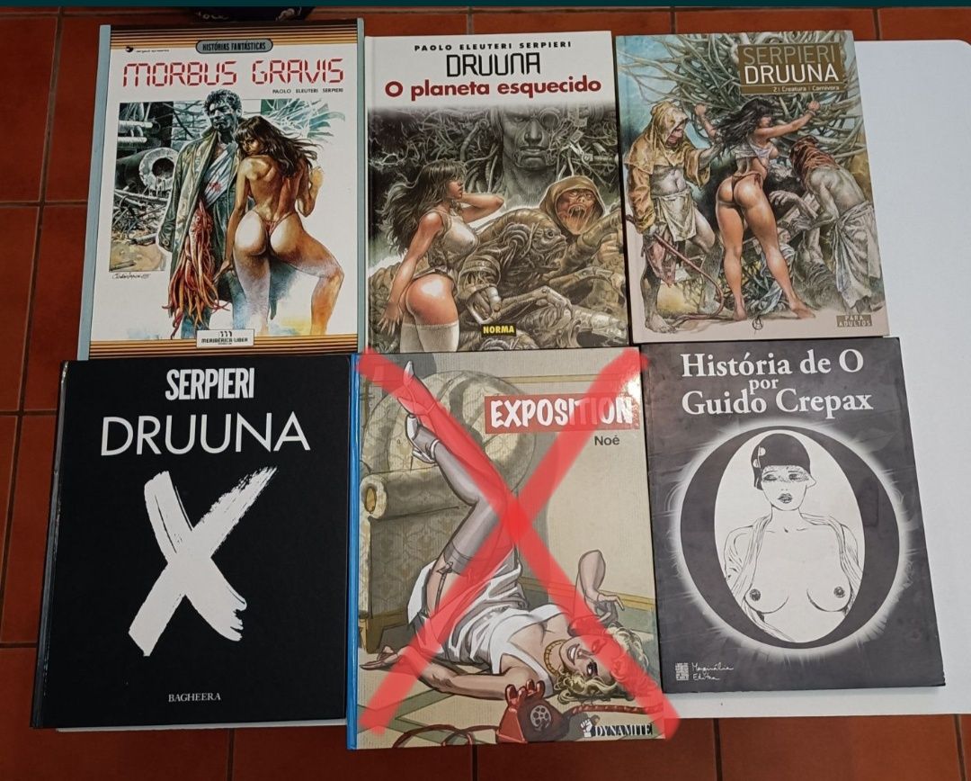 57 Livros de BD Erótica